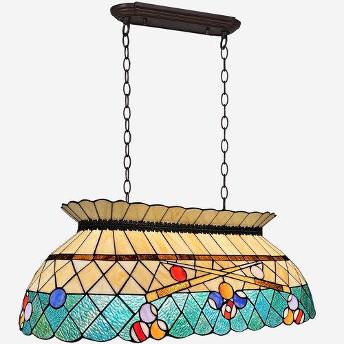 Tiffany style light - tiffany, stained