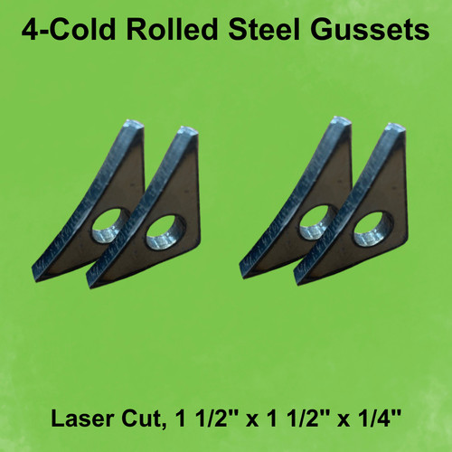 Roll cage gusset - 1, 1/2”x1