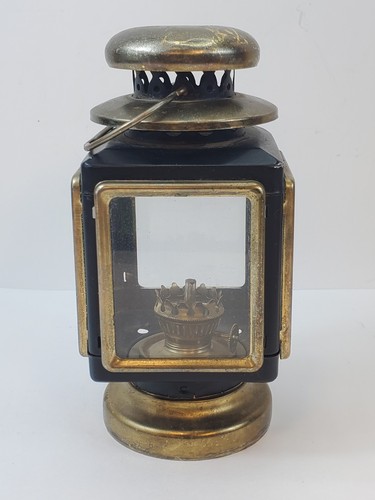 Vintage black brass carriage - vintage,