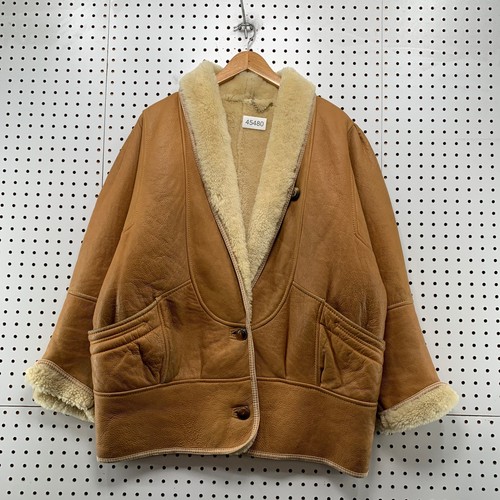 Vintage shearling jacket - shearling,