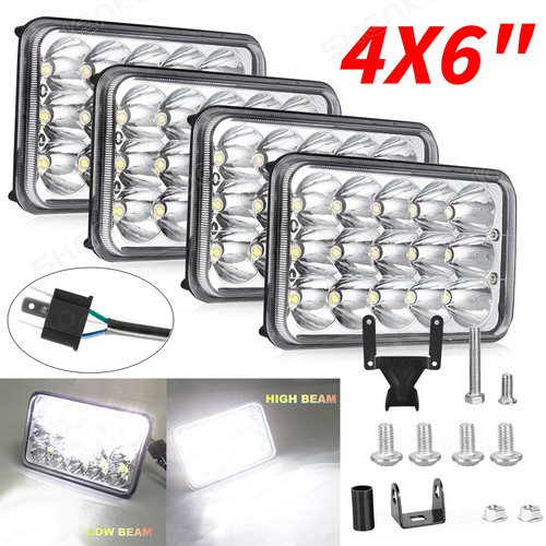 4pcs dot led headlights - 4pcs,