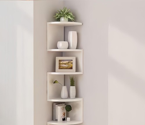 Drill corner shelf - no-drill, wall