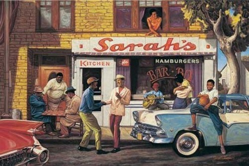 African american art print - print,