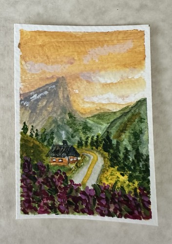 Original aceo hand - aceo, hand-painted