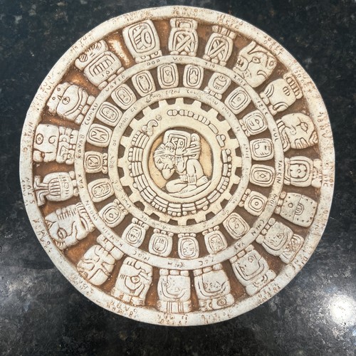 Aztec mayan stone look sun - stone,