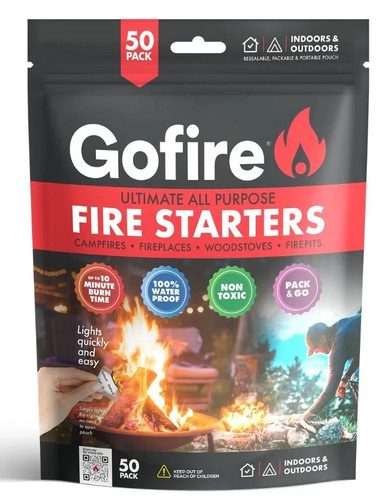 Gofire 50pc fire starters - gofire,