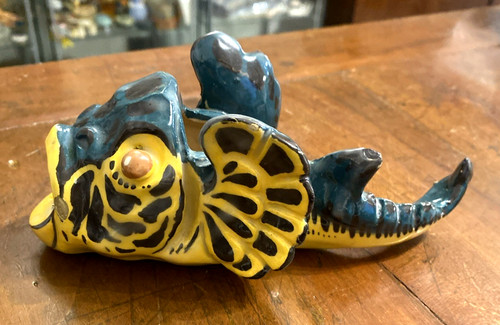 Albisola fish figurine - albisola,
