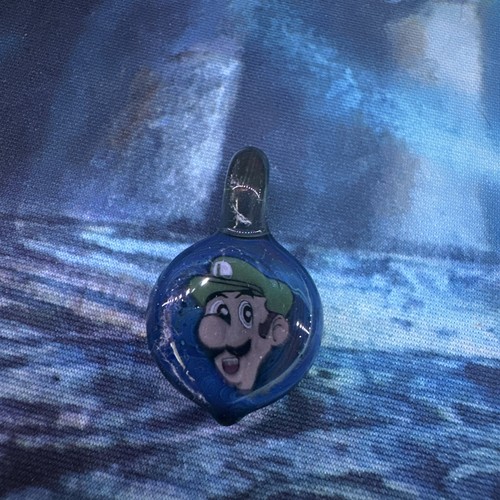 Glass pendant jewelry luigi - pendant, jewelry,