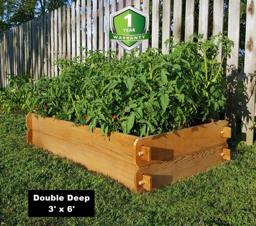 Deep raised garden - raised, select