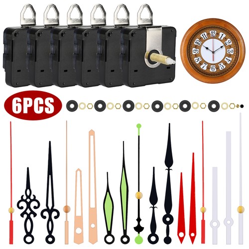 6pcs silent quartz - 6pcs,