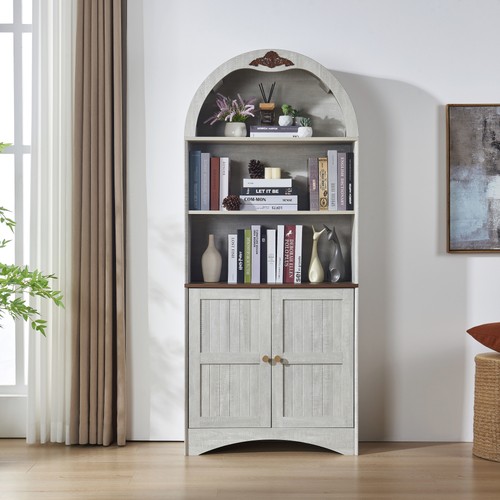 Arched storage cabinet with - arched,