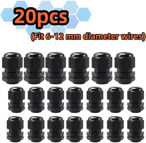 20pcs 2npt black nylon - 20pcs,