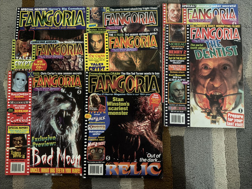 Fangoria magazine lot issues - fangoria,