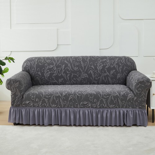 Seater ruffled sofa - seater,