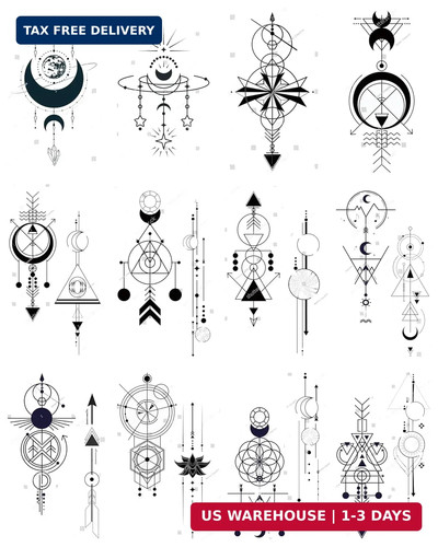 Sheets temporary tattoos - 12,