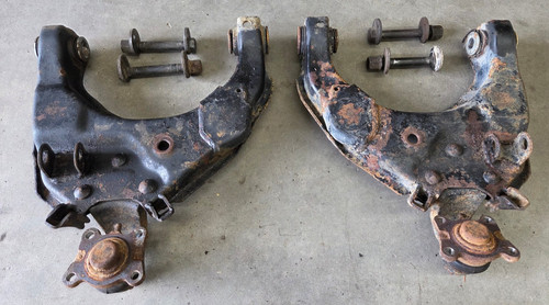 Lower control arms with - lower, bolts