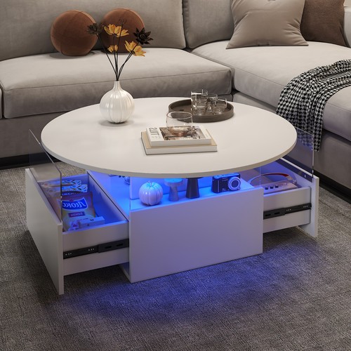 Round led coffee - round, with