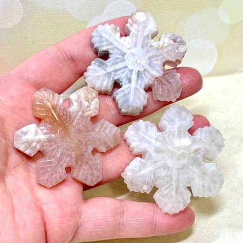 Flower agate snowflake - flower,