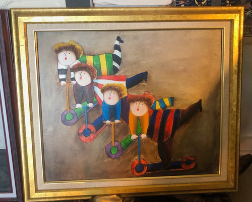 Roybal oil painting - j,