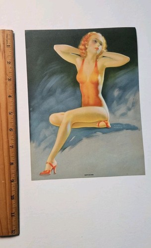 1939 original vintage pinup - original,