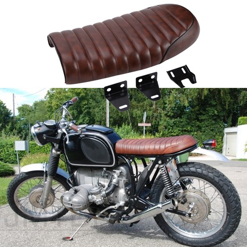 Brown motorcycle cafe racer - motorcycle,
