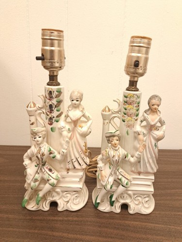Vintage pair figural victorian - vintage,