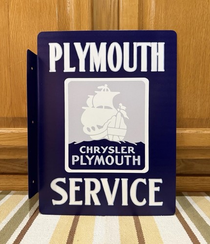 Plymouth service sign chrysler - service,
