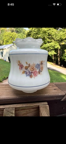 Vintage milk glass hurricane - vintage,