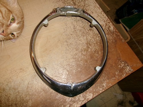 1941 plymouth headlight bezel - headlight,