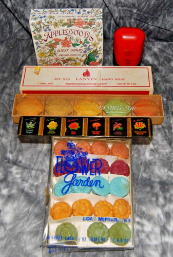 Vintage guest soap lot - vintage,