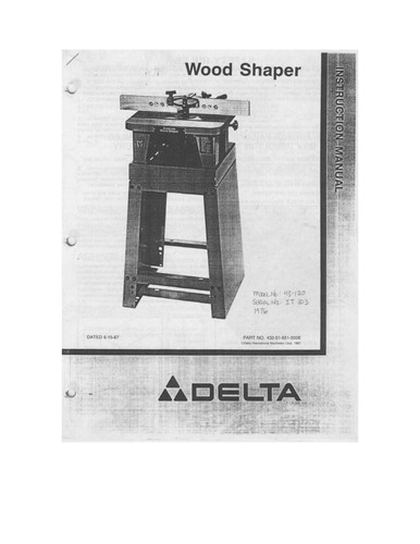 Delta rockwell model 120 - rockwell,