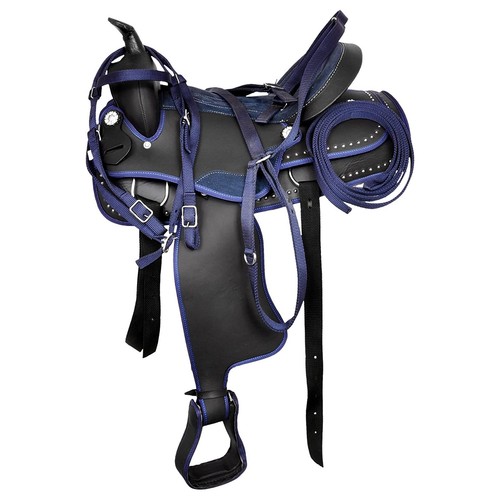 Synthetic western horse - synthetic, saddle