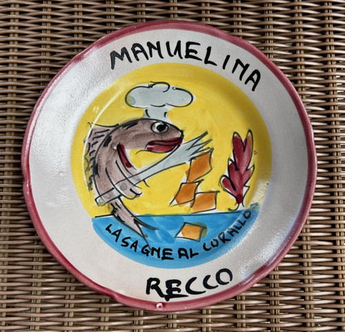 Manuelina recco plate - recco,