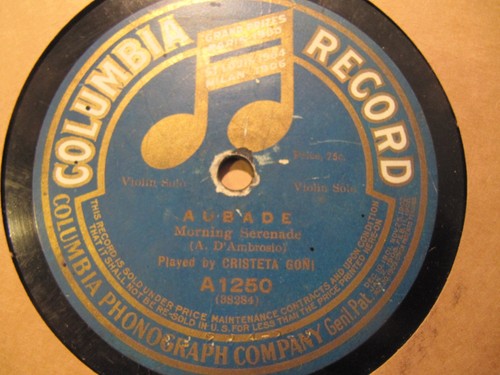 1911 cristeta goni - goni, violin