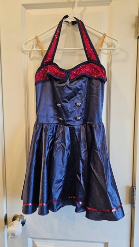 Weissman 1940s navy - blue, satin