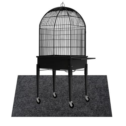 Large bird cage mat under - cage, pet