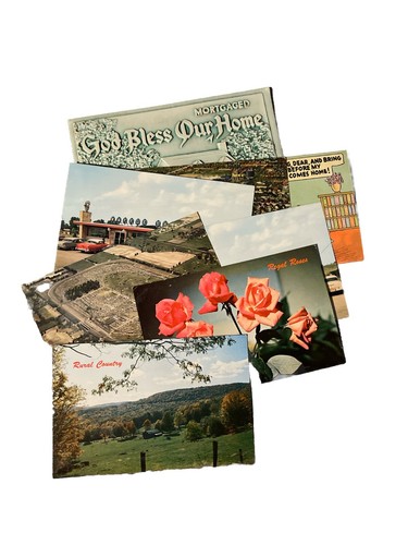 Vintage postcards lot unused - vintage,