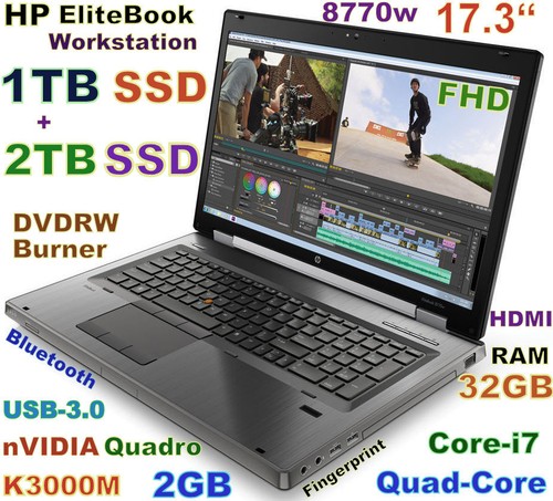 Workstation 8760w 3 - workstation, 17.3"