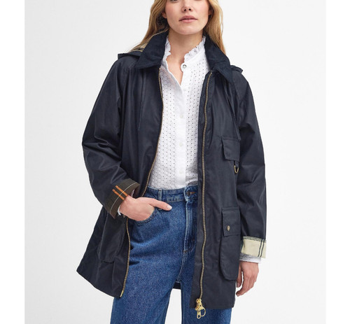 Navy barbour highclere - barbour,