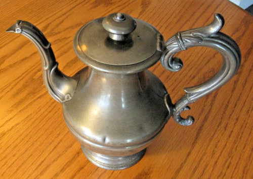 Antique pewter coffee - antique,