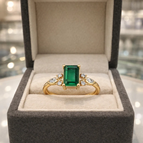 Emerald cut natural - ct,