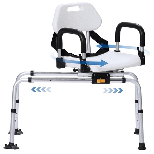 Swivel sliding shower chair - swivel,