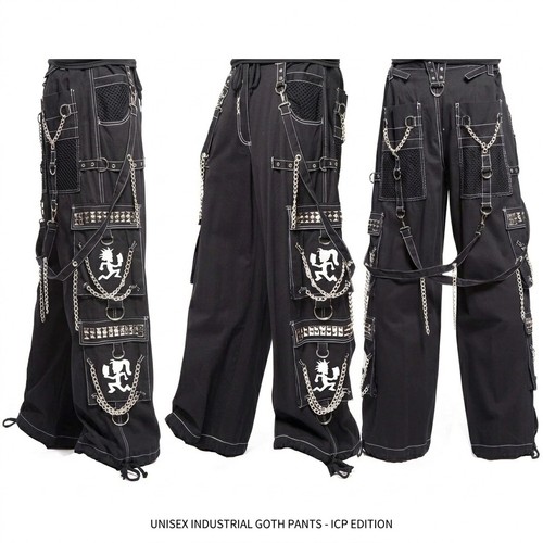 Apocalyptic cargo jeans gothic - jeans,