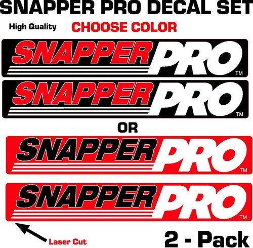 Snapper pro decal - snapper,