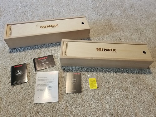 Minox scope wooden boxes - wooden,