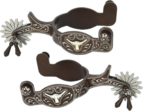 Western cowboy spurs pair - cowboy, 1