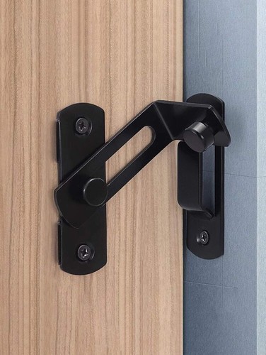 Sliding barn door lock - lock, flip