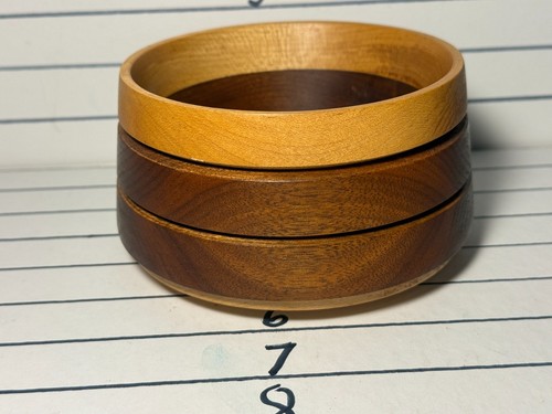 Hand turned walnut maple - hand, walnut/maple