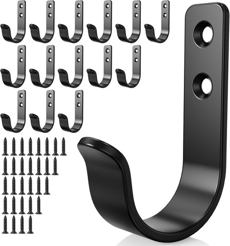Pack black metal wall - black,