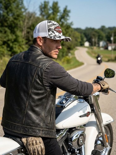Harley davidson patched - harley-davidson,